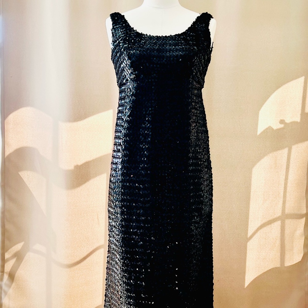 1960’s archival Sequenced Maxi dress by Gale Mitchell